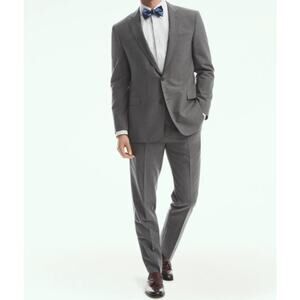 Brooks Brothers Madison Brooks Cool Fit Two-Button 1818 Mens Blazer Gray Size 48